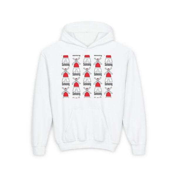 Youth Heart of Solvang Hooded Sweatshirt - Image 3